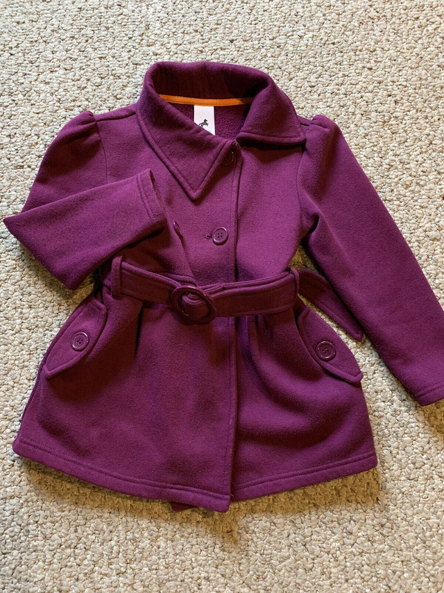 Girls Size 4 Pretty Mid-Season Coat in Clothing - 4T in Calgary