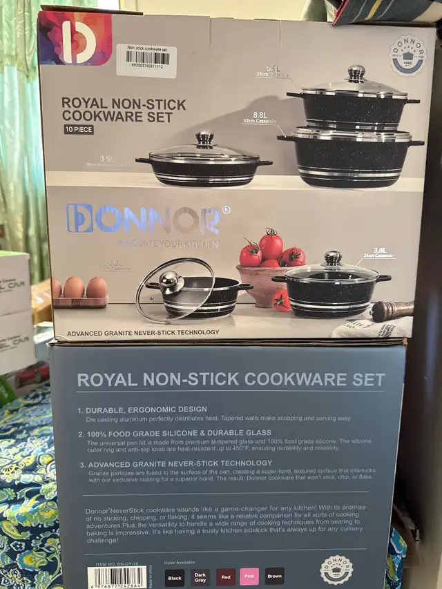 Donnor Royal Non-Stick Cookware Set