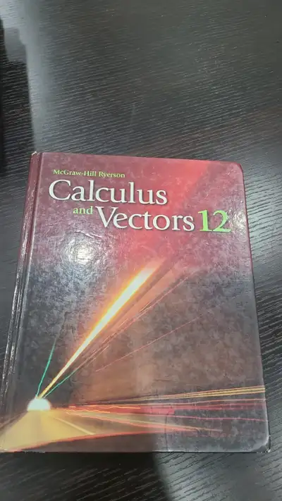 Calculus and Vectors 12 Hardcover