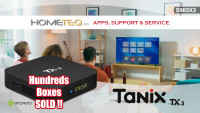 TX3 4K 4+64G Android TV Box +Streaming Apps +IPTV Option @GU