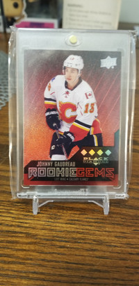 2014 Johnny Gudreau Black Diamond Quad Rookie, LOOK 