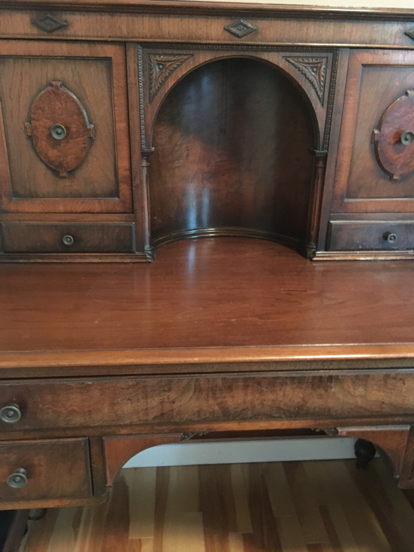 ornate century secretary desk Euro-look in Desks in City of Halifax - Image 2