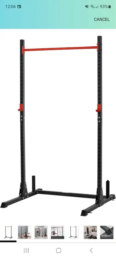 Pull up/squat exercise rack, View more