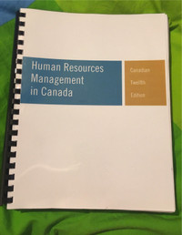 Human Resources Management in Canada