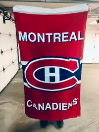 Canadiens de Montréal NHL Curtains Rideaux Flag Drapeau 35x62"