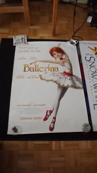 "BALLERINA"2016 ANIMATION MOVIE POSTER/CARLY RAE JEPSON,FANNING