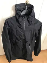 Lululemon Black Rain Jacket with Hood Size 4