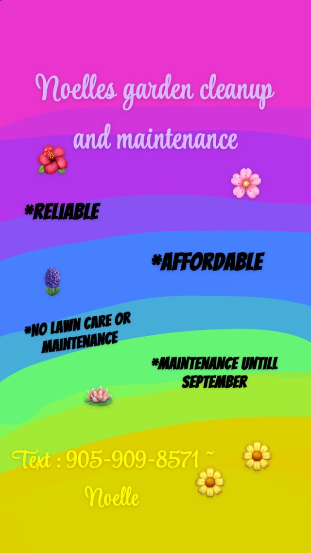 Garden cleanup and maintenance in Other in North Bay