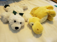 Stuffed animals looking for a new home