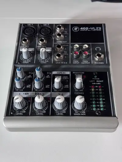 Mackie 402-VLZ3 4-Channel Mic / Line Mixer, View more