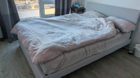 [MOVE OUT] Ikea Queen bed frame + mattress