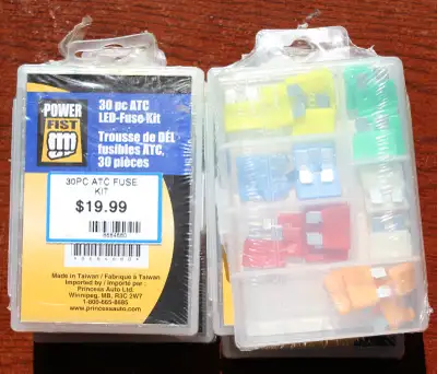 Princess Auto – Variety 30 Pack of common ATC LED fuses $6 per pack