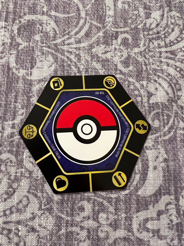 McDonald Pokémon game token in Toys & Games in Vancouver - Image 2