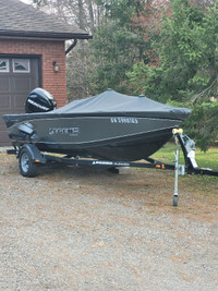 2013 16' Legend Xterminator boat, 50hp motor and trailer package