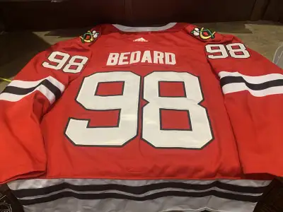 Chicago Blackhawks Mens XL Bedard jersey, View more