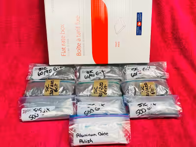 Variety Of Rock Tumbling Grits & Polish. Not Imported Asian Repackaged Products. 60/90 grit , 120/22...