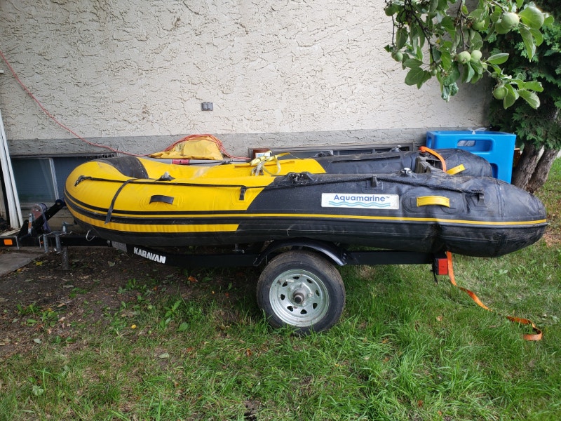 Inflatable Boat and Boat Trailer Personal Watercraft Edmonton Kijiji