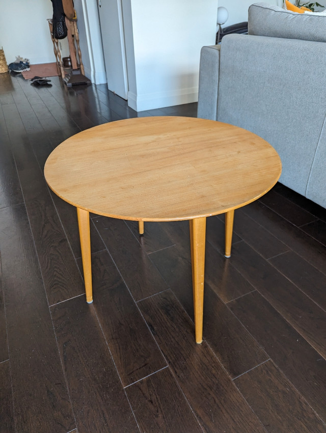 Side table - MCM mid century; light wood | Other Tables | St. Catharines |  Kijiji