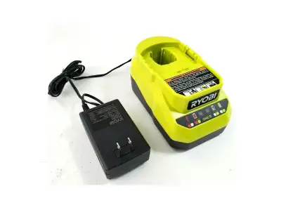 New! RYOBI ONE+ 18V Lithium-Ion Charger PCG002, View more