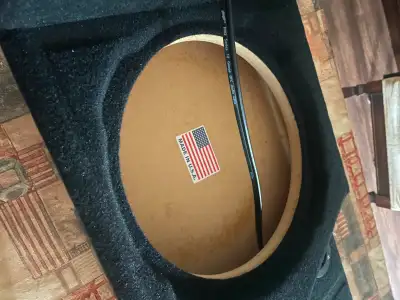 I have a brand new sub box/enclosure for sale. No subwoofer has ever been mounted. This is not a che...