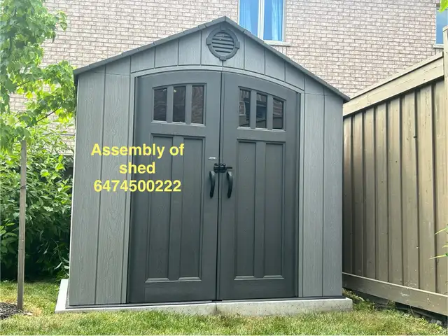 assembly of storage shed in Outdoor Tools & Storage in Markham / York Region - Image 8