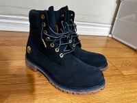 Timberland Men's Boots - Navy Blue - Size 9.5