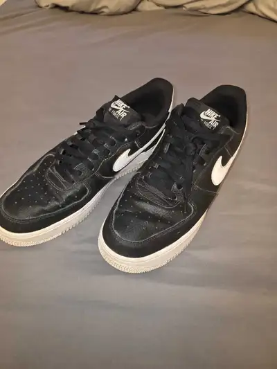 Nike Air Force 1 Low Black White – Size 12, View more