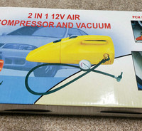 Car Vacuum with Tire Air  Compressor 