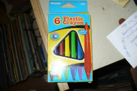 plastic crayons