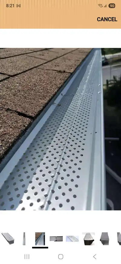 Soffit, facia, rain gutters, eavestrough, gutter guard,leafilter, View more