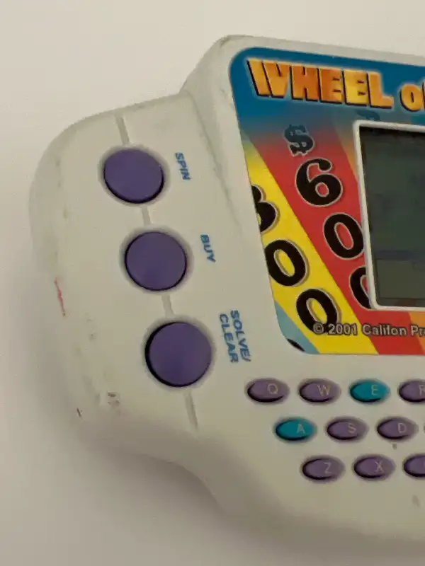 2001 Wheel of Fortune Tiger electronic handheld game in Toys & Games in City of Toronto - Image 4