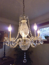 Bohemian Crystal Chandelier