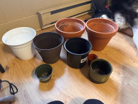 Plant pot lot 