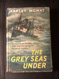 SIGNED Farley Mowat The Grey Seas Under 1958 hardcover