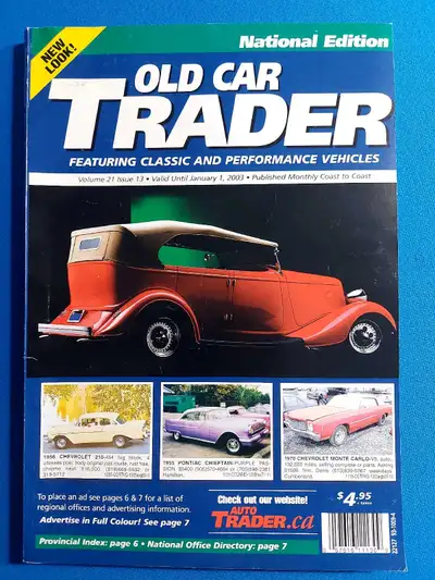 A treasured find! See what vehicles cost 20 years ago... Buyer to pick up in Etobicoke or can ship o...