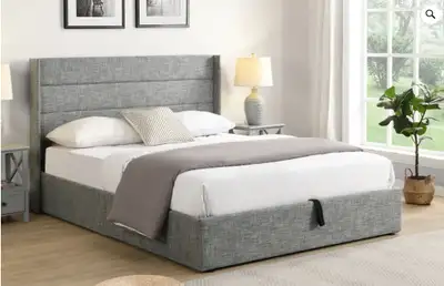 Brand new beautiful vertical storage bed frame for sale, View more