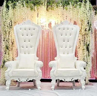 WEDDING RENTALS/ THRONE CHAIR RENTALS AND PARTY RENTALS, View more