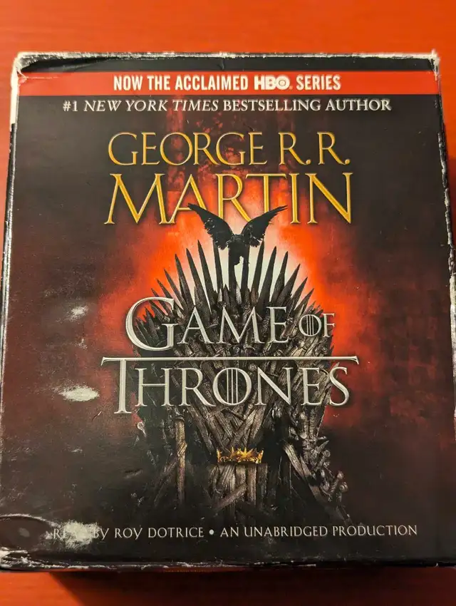 George R. R. Martin Song of Ice and Fire Audiobook CD63848996577153120