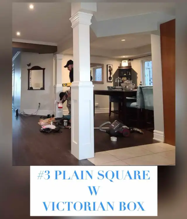 INTERIOR METAL POST COVER & FAKE MARBLE COLUMNS in Windows, Doors & Trim in Mississauga / Peel Region - Image 5