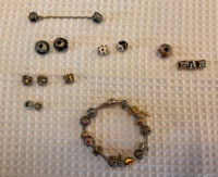 Pandora Charm Bracelet plus many collectible charms