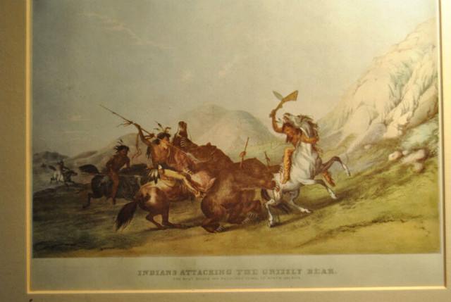 Indians Attacking The Grizzly Bear in Arts & Collectibles in Vancouver - Image 2