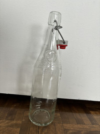 Geyer Freres Maison Fondee En 1895 12.5" Glass Bottle Bail Clasp
