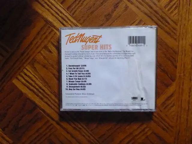 Super Hits – Ted Nugent    CD   mint $4.0062863265330433121