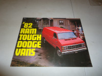 1982 Dodge Ram Vans Sales Brochure. Can mail in Canada
