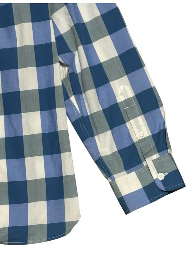 BURBERRY Men's Nova Checks Cotton LS Shirt - Blue/White, XXL in Men's in Ottawa - Image 5
