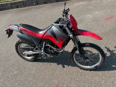 Nice ktm 640 street legal enduro 2002. Busy with other thing for a few years so haven’t been using i...