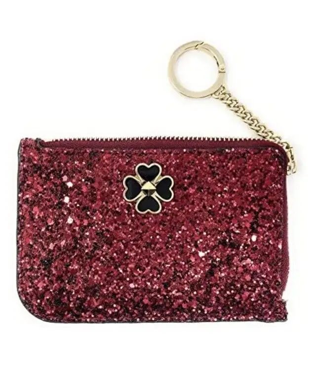 KATE SPADE - NWT - RED GLITTER CARD HOLDER / WALLET KEYCHAIN in Women's - Bags & Wallets in Kingston - Image 8