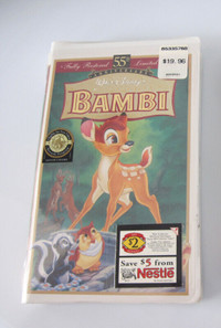 Walt Disney Bambi VHS (Unopened)