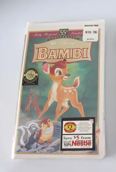 Walt Disney Bambi VHS (Unopened), View more