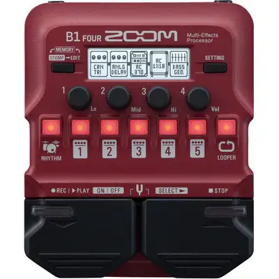ZOOM B1 BASS MULTI  EFFECTS PROCESSOR, View more